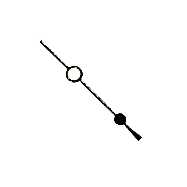 Schwarzer Sekundenzeiger VOSTOK AMPHIBIA, lang (SEK04-1)