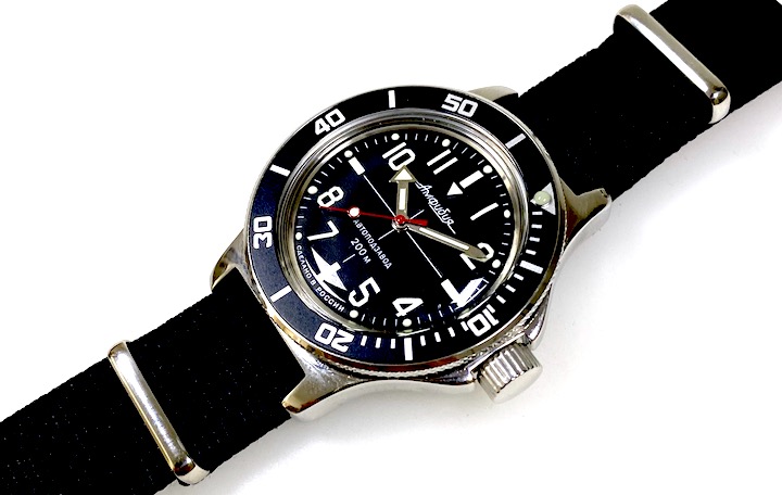 Russian Automatic Watch Vostok Amphibia Sniper Stainless Steel